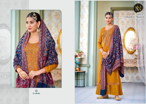 Alok Kulnidhi Shahi Noor Pashmina Designer Exclusive Dress Material